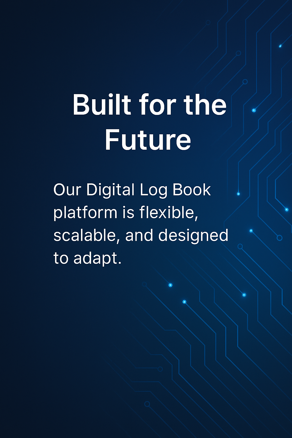 Digital Log Book banner